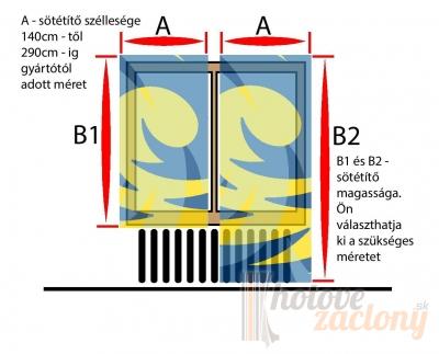 Hotový záves ľahký dekoračný „Maťo“
